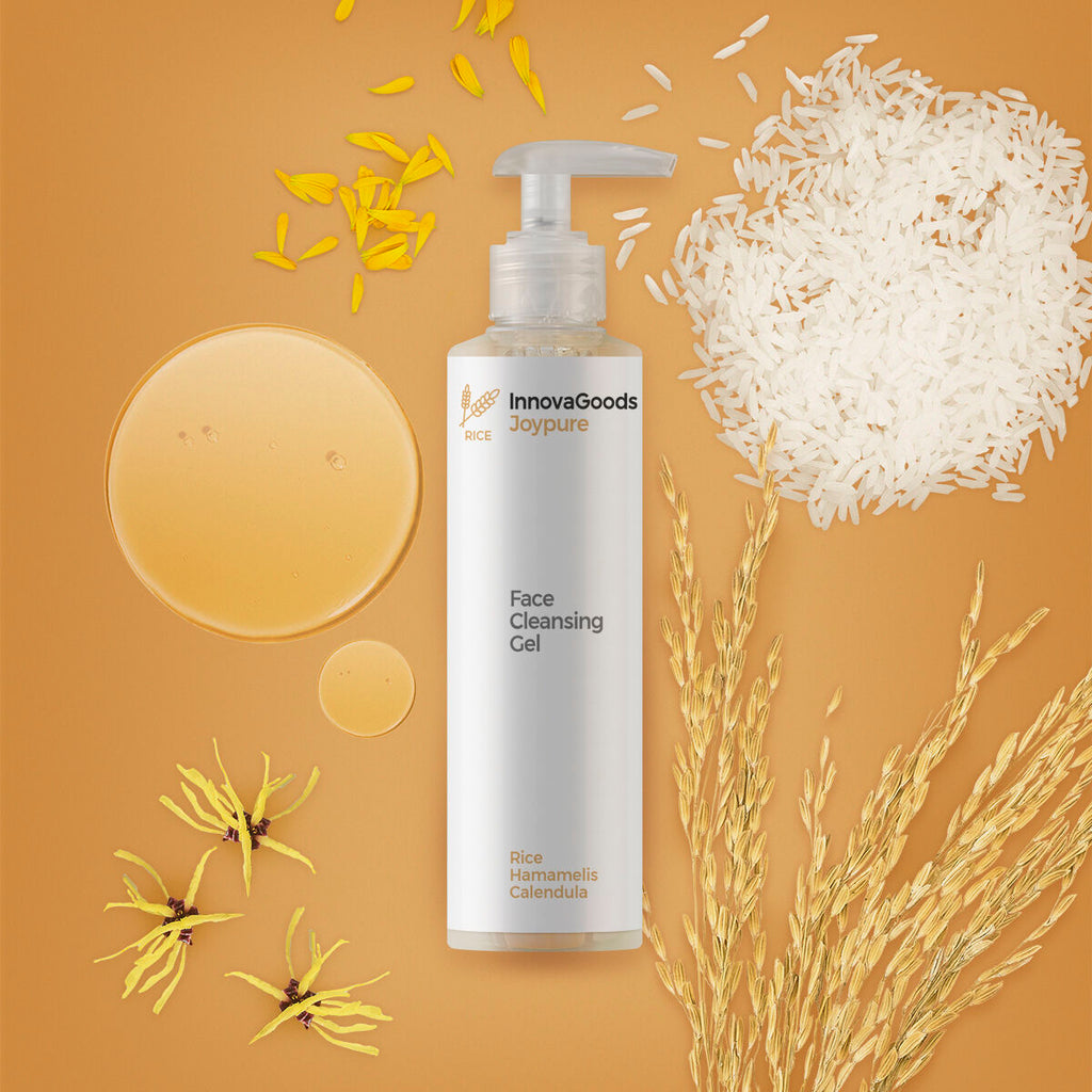 Gel nettoyant visage Rice Joypure InnovaGoods 200 ml
